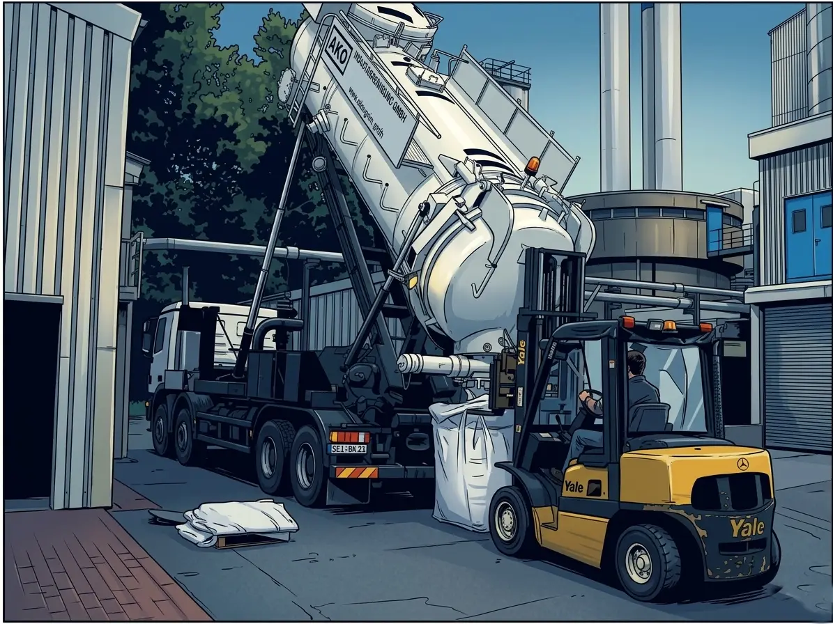 AKO bei der fachgerechten Industrieentsorgung